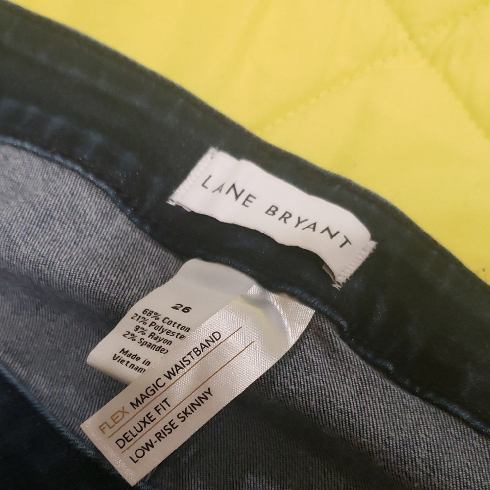 Lane Bryant Flex Magic Waistband Deluxe Fit Low-Rise Skinny Jeans